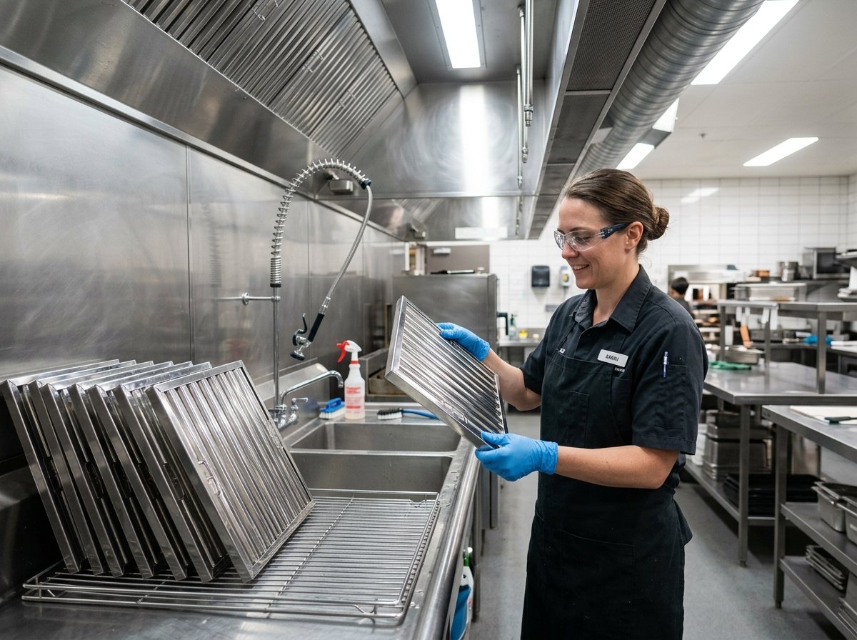 Commercial restaurant exhaust hood maintenance in Lahore